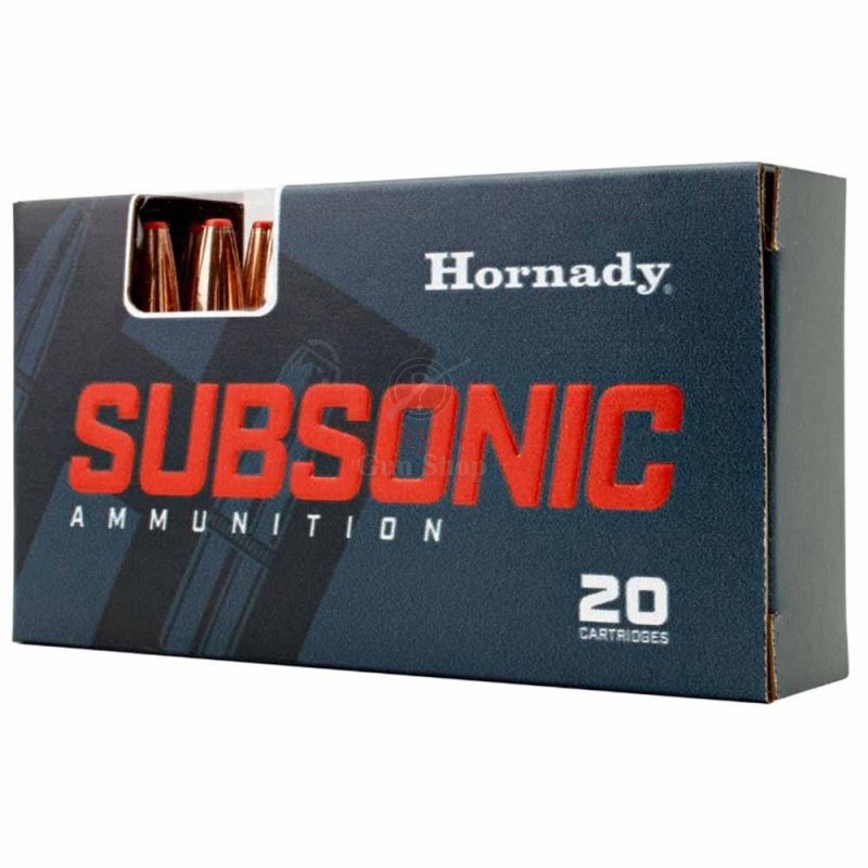 Hornady Subsonic Ammunition 45-70 Government 410 Grain SUB-X FTX Box of 20