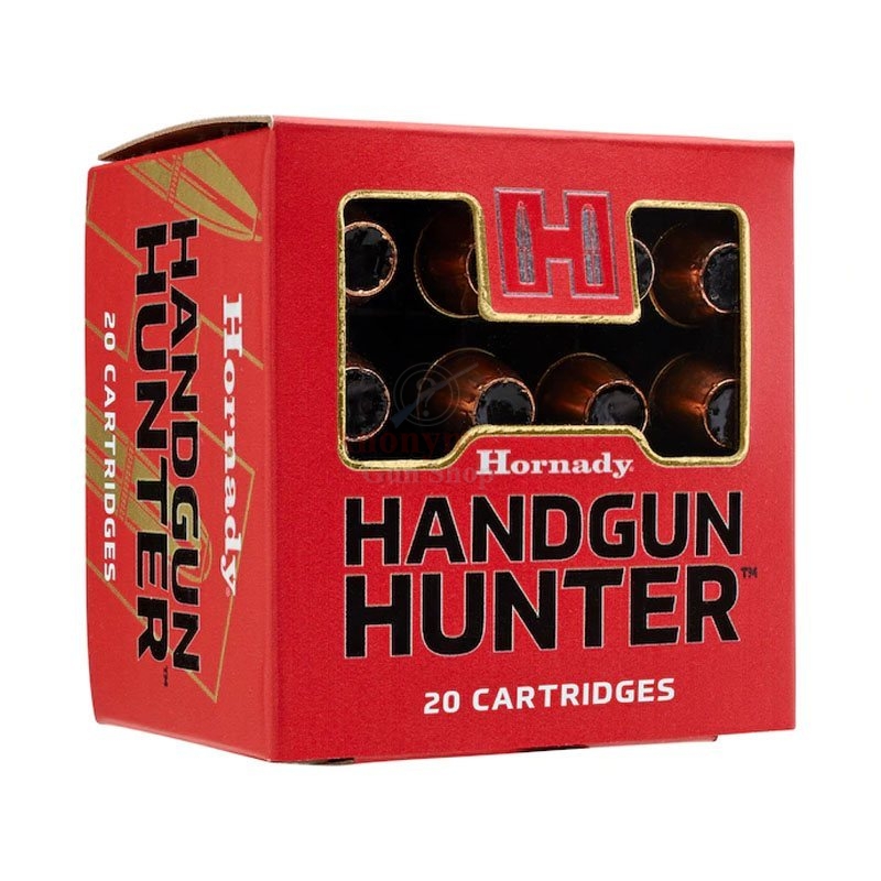 Hornady Handgun Hunter Ammunition 9mm Luger +P 115 Grain MonoFlex Lead-Free Box of 25